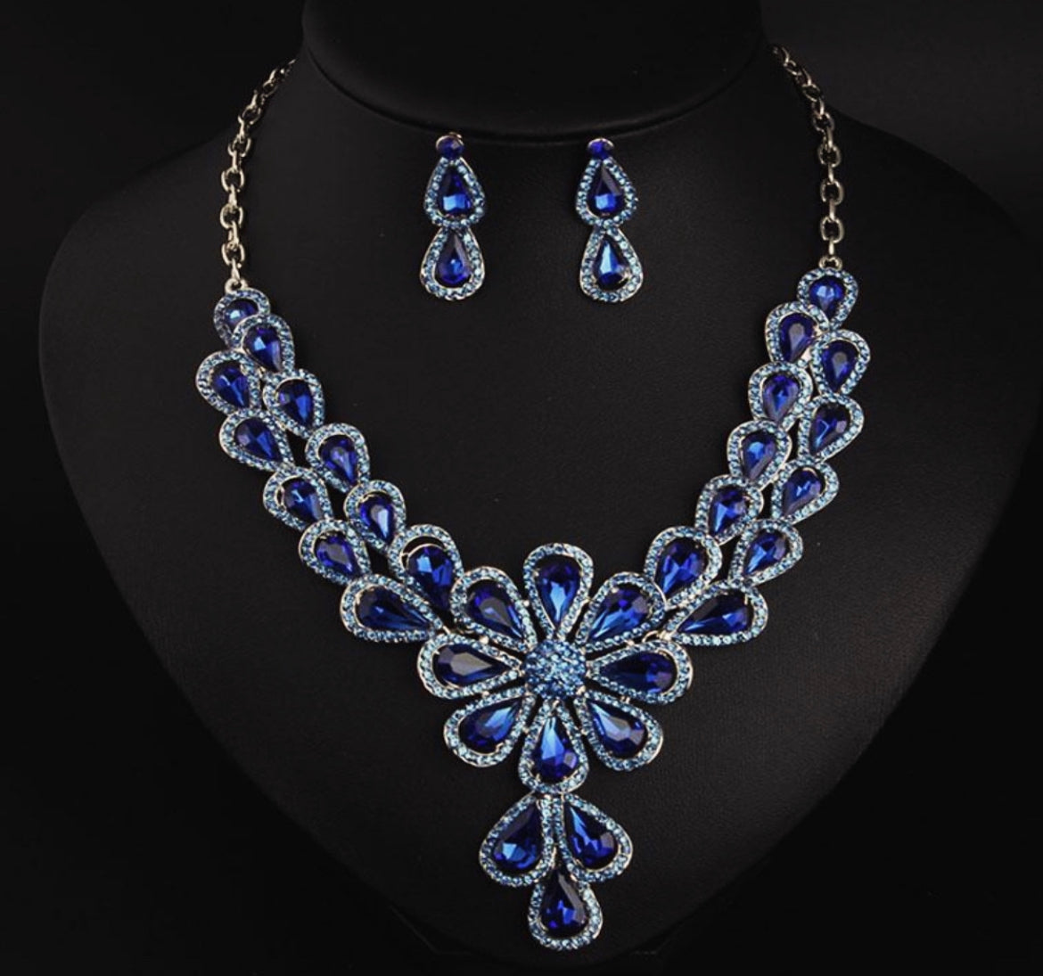 Parure Saphir - Bleu